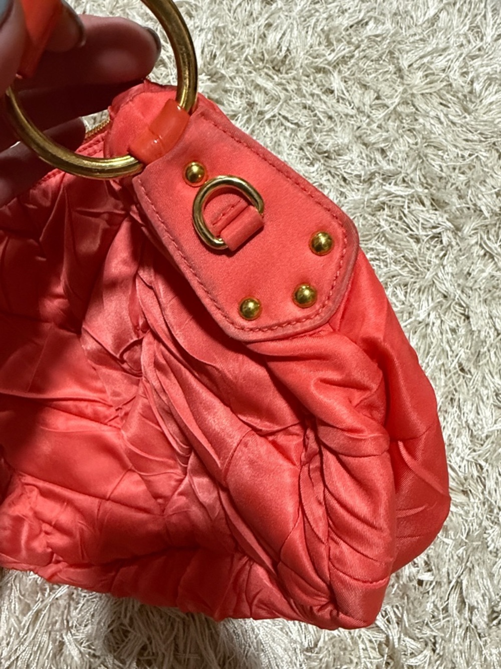 Prada Vintage Zip Handbag Tessuto Orange
Nylon Handbag - Picture 6 of 8
